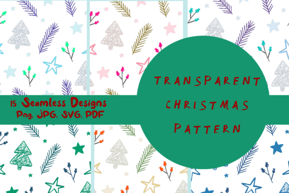 Bring Winter Magic to Every Project with Transparent Winter Christmas Patterns