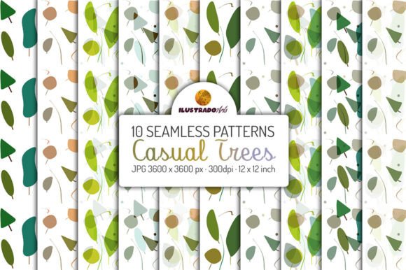 CASUAL TREES: Effortless Nature-Inspired Digital Patterns