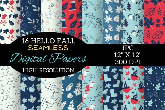 Fall Autumn Digital Paper Pattern Design: A Strategic Creative Asset for Modern Professionals