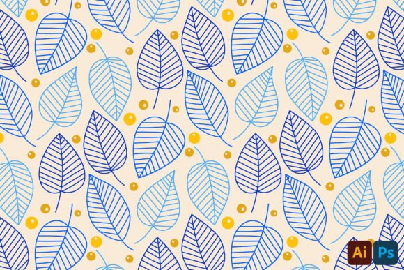 Fall Leaves Hand-drawn Pattern