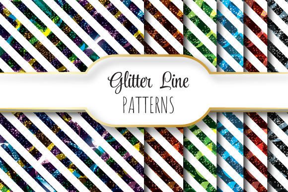 Glitter Lines: Precision Vector Patterns for Professional Design Workflows