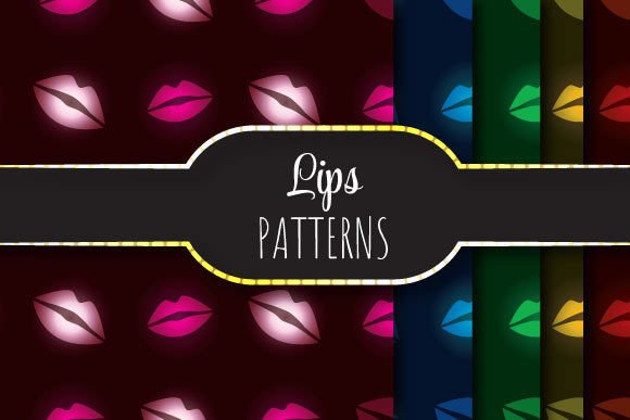 Glowing Lips: A Versatile Vector Resource for Design Excellence