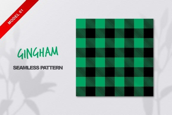Green Gingham Seamless Pattern: A Versatile, Scalable Asset for Designers and Brands