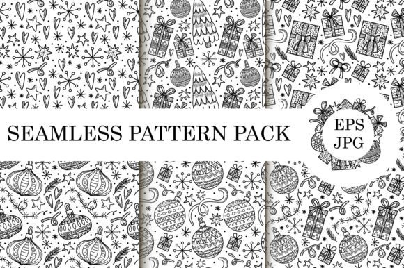 Seamless Pattern Christmas Digital Paper: A Versatile Resource for Designers and Makers